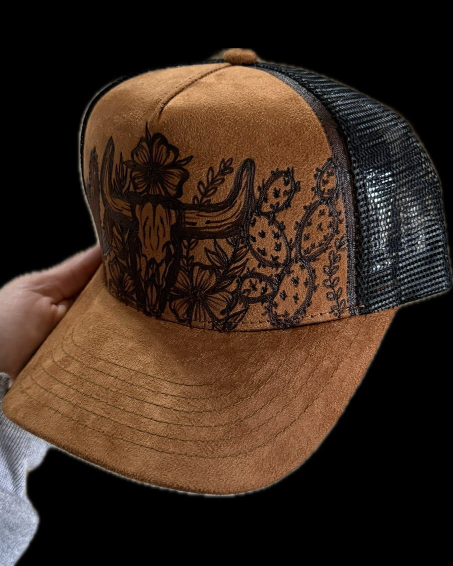 Burned Trucker Hat