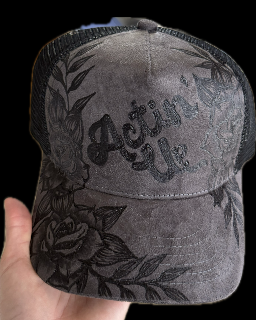 Burned Trucker Hat