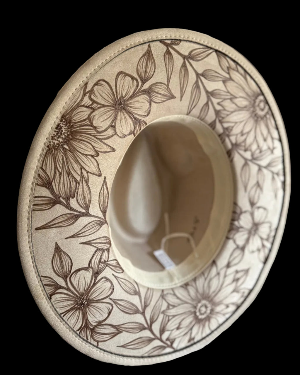 Burned Wide Brim Hat