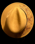 Burned Small Brim Hat