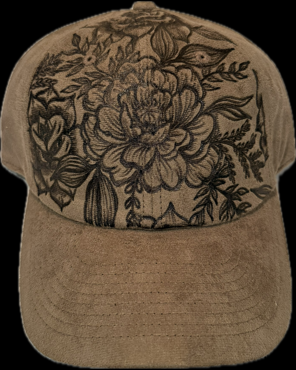 Burned Ballcap - Florals