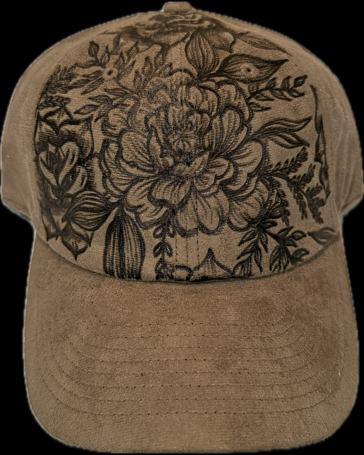 Burned Ballcap - Florals