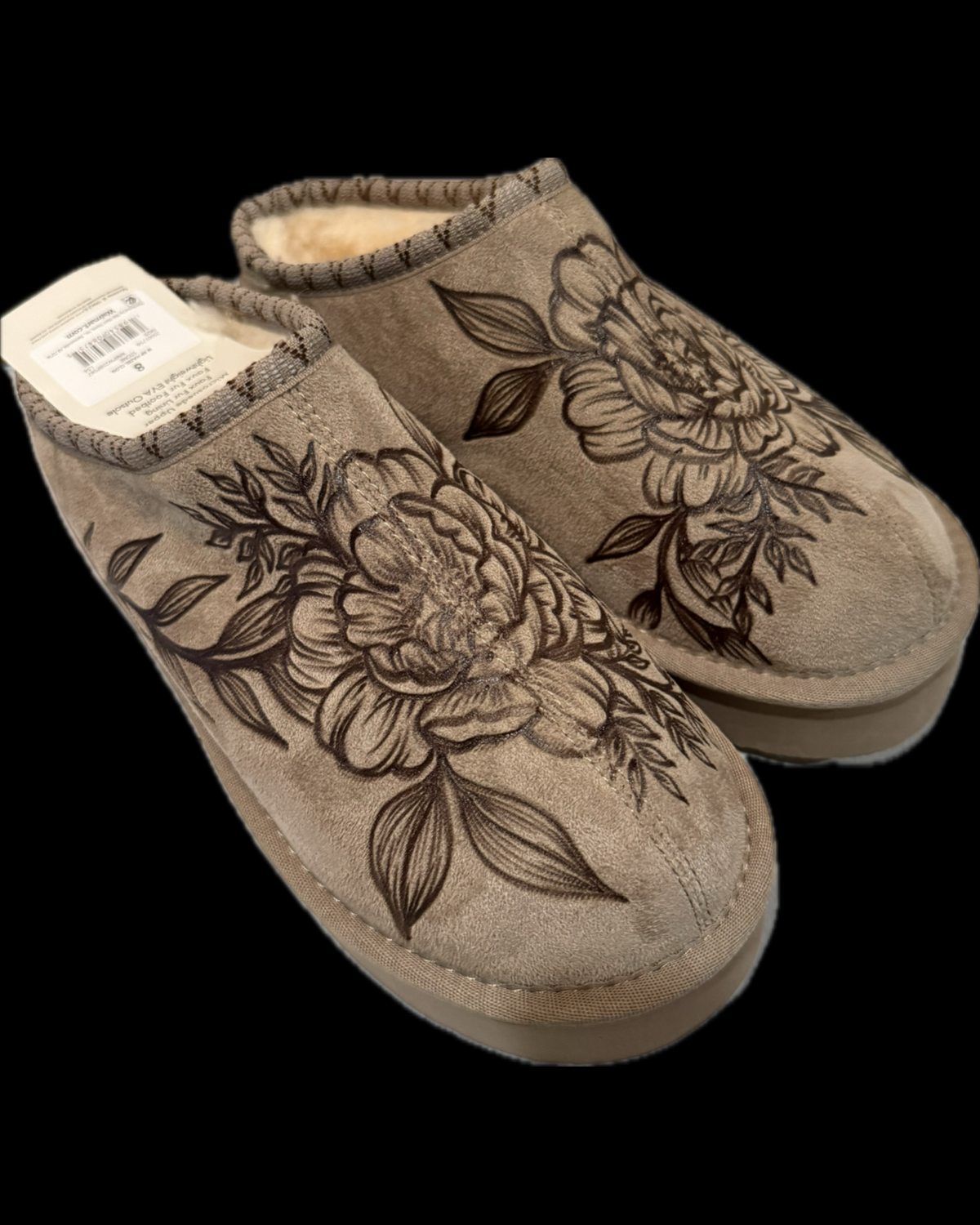 Burned Platform Slip Ons - Women’s Size 8