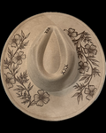 Burned Wide Brim Hat