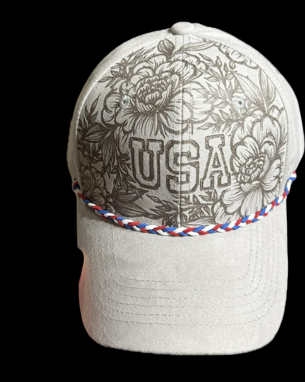 Burned Ballcap - USA
