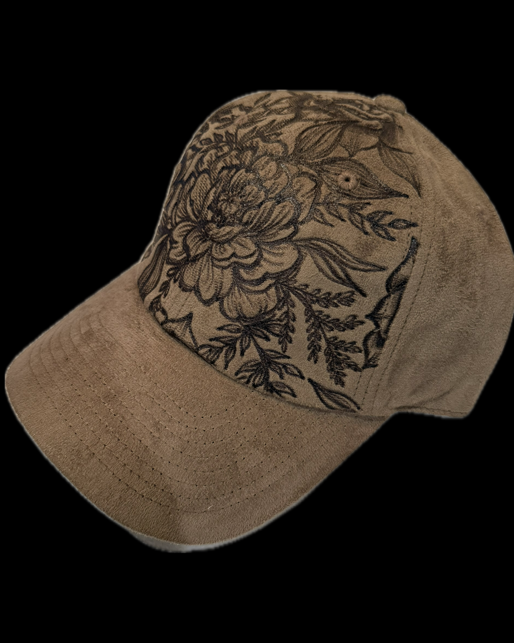 Burned Ballcap - Florals