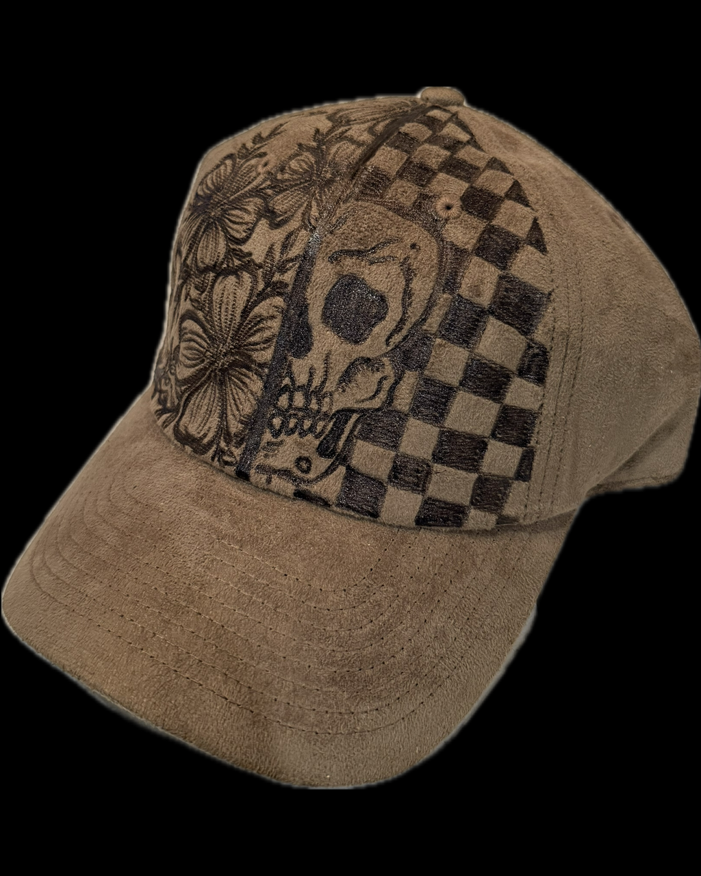 Burned Ballcap - Skull