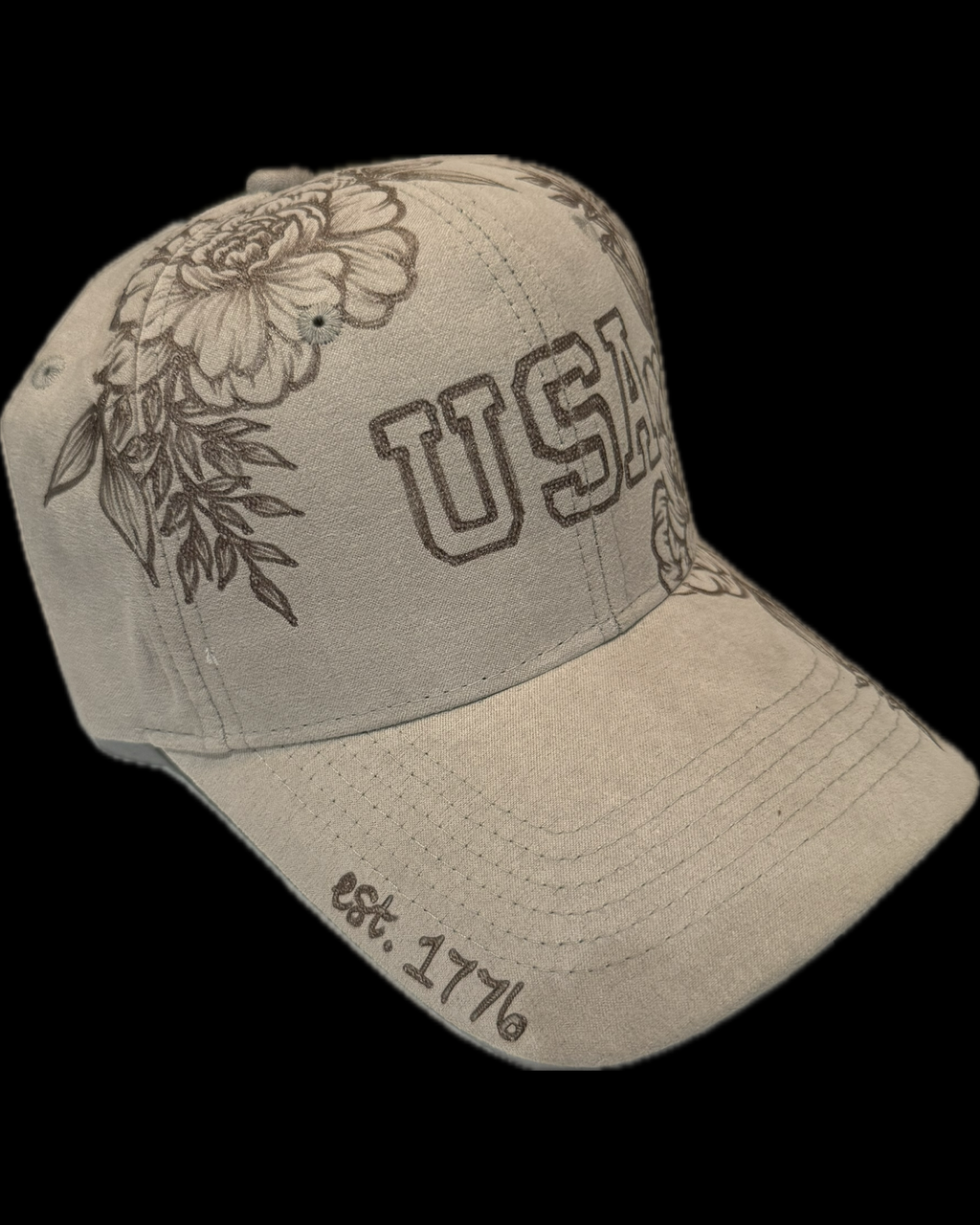 Burned Ballcap - USA