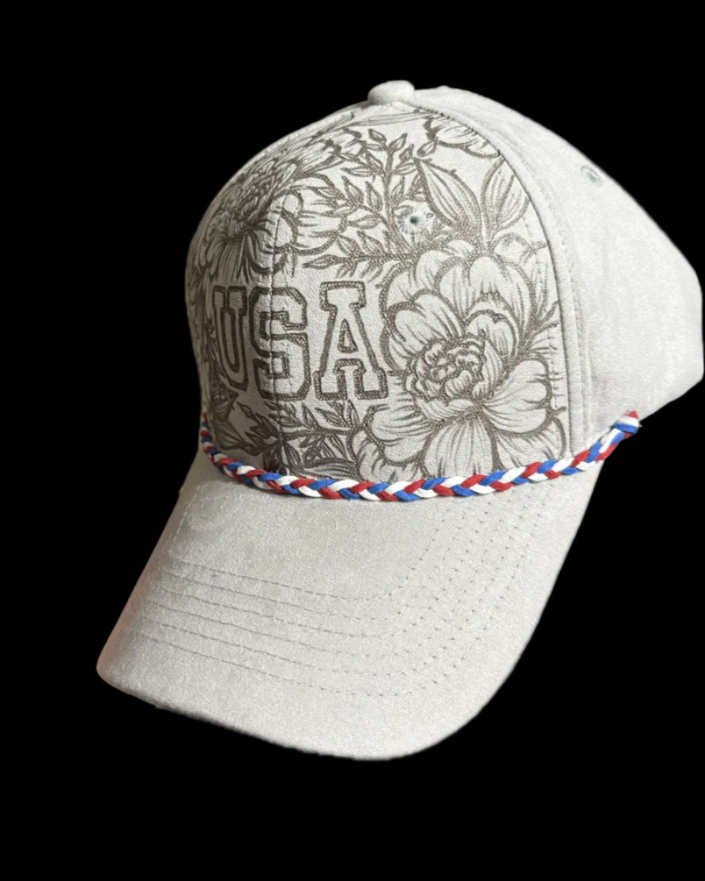 Burned Ballcap - USA