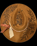 Burned Wide Brim Hat