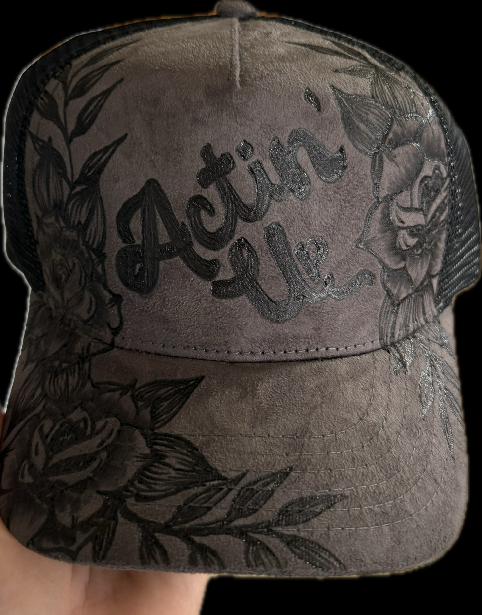 Burned Trucker Hat