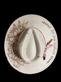Burned Wide Brim Hat
