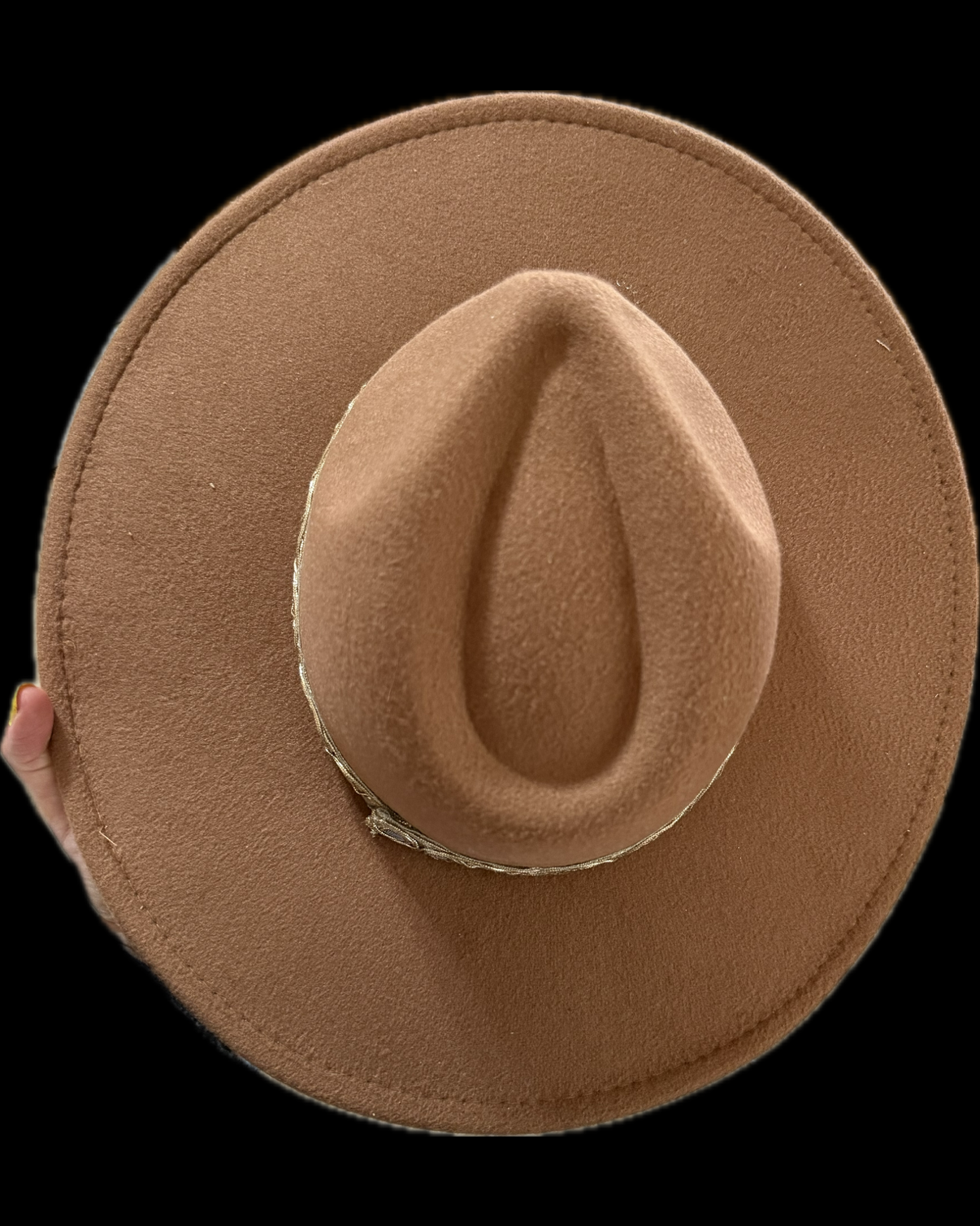 Burned Wide Brim Hat