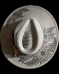 Burned Wide Brim Hat