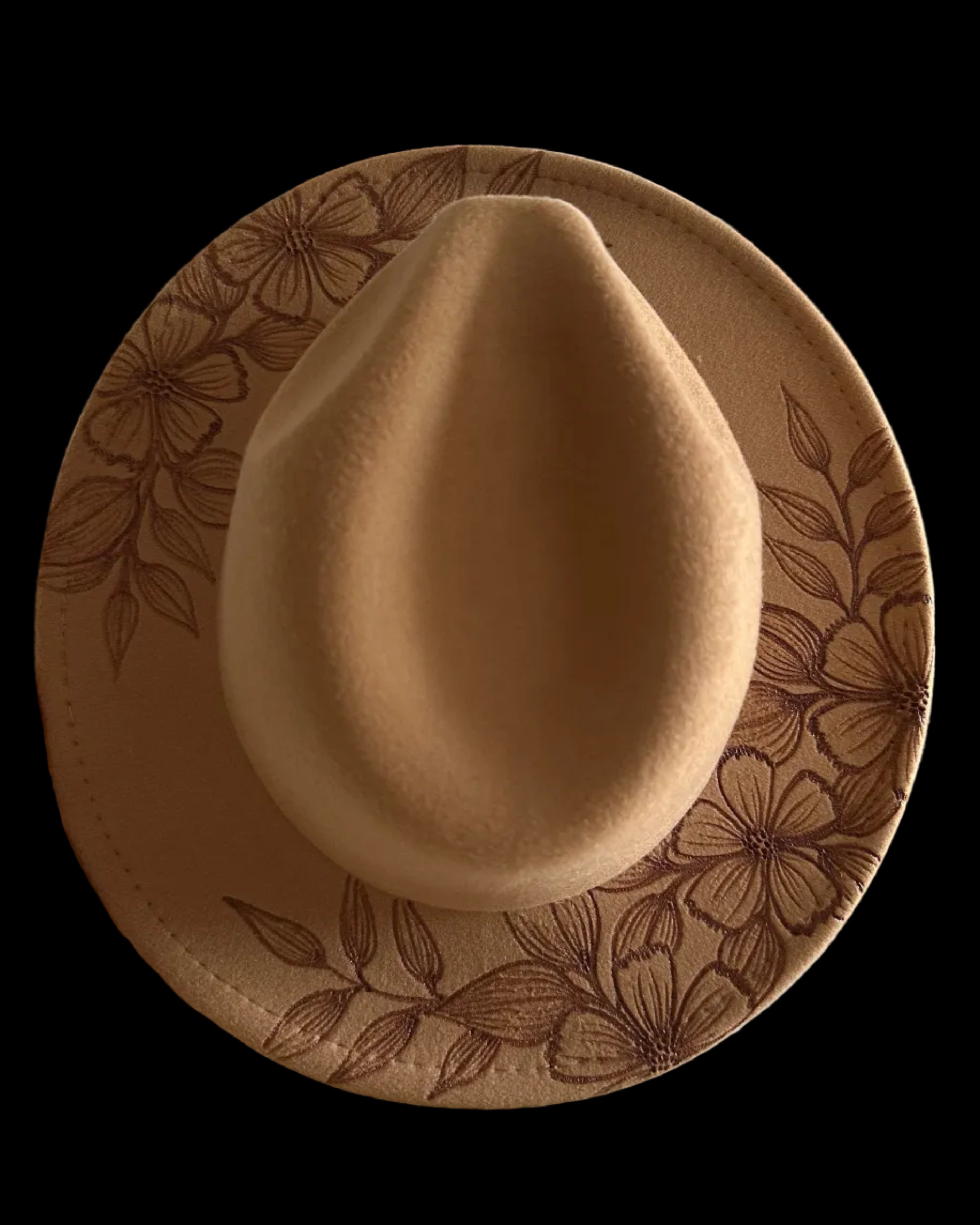 Burned Small Brim Hat