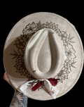 Burned Wide Brim Hat