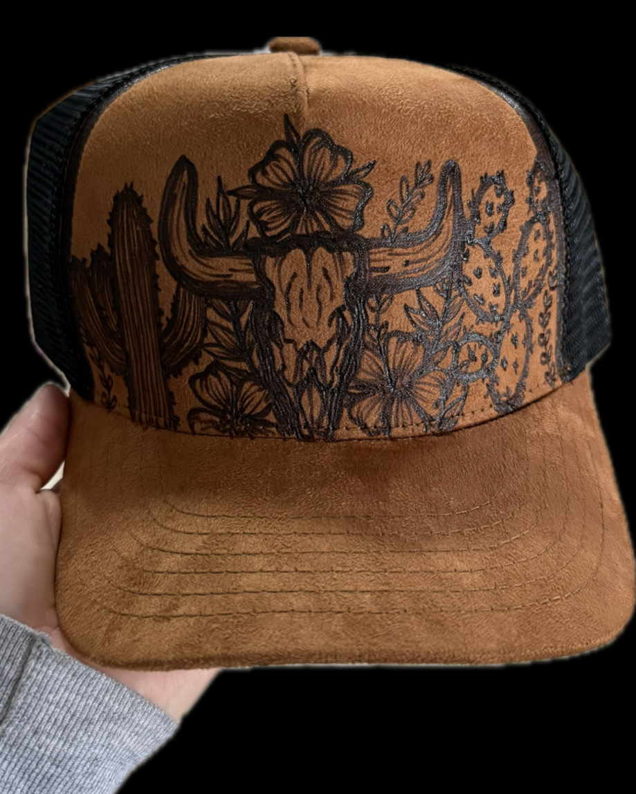 Burned Trucker Hat