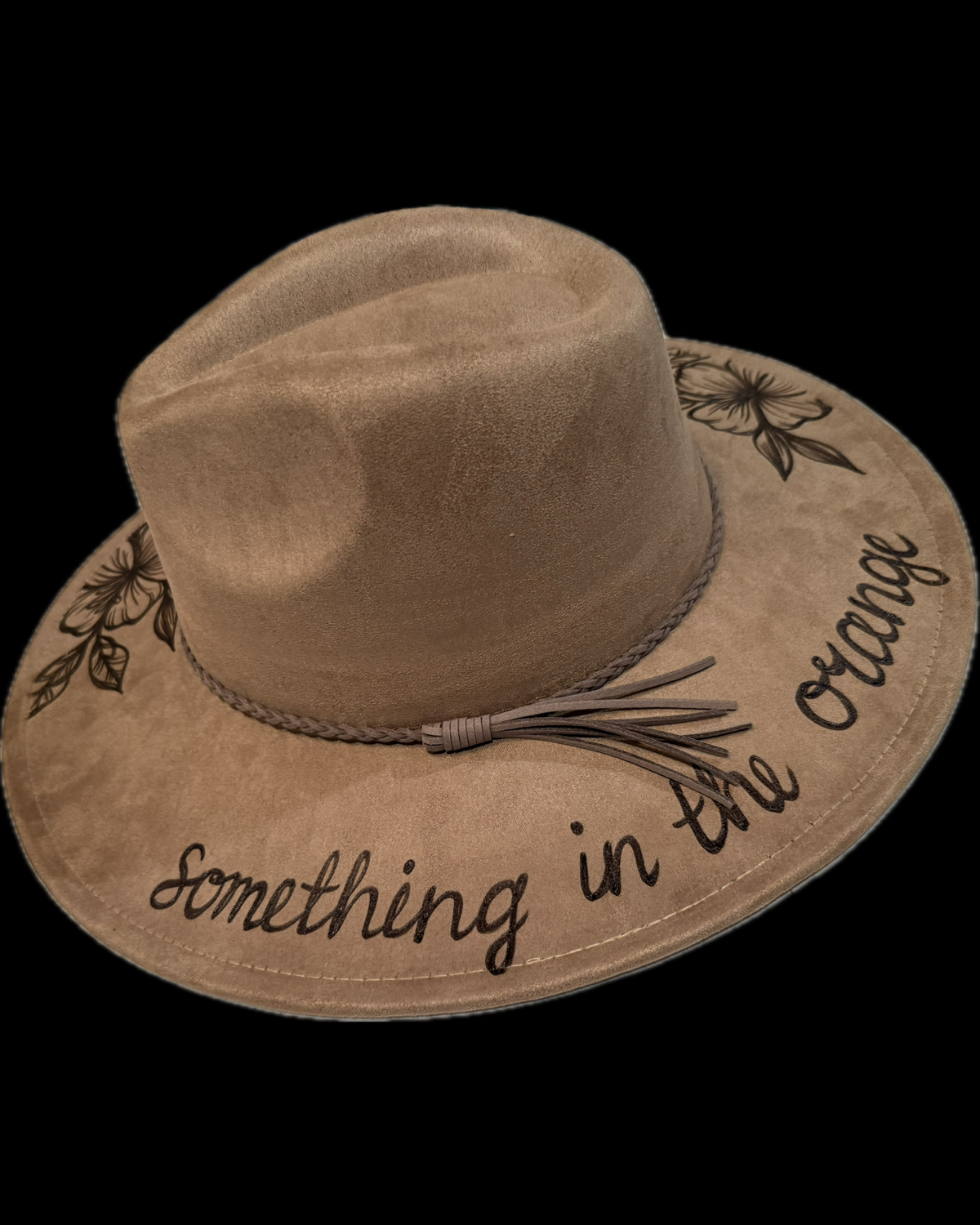 Burned Wide Brim Hat