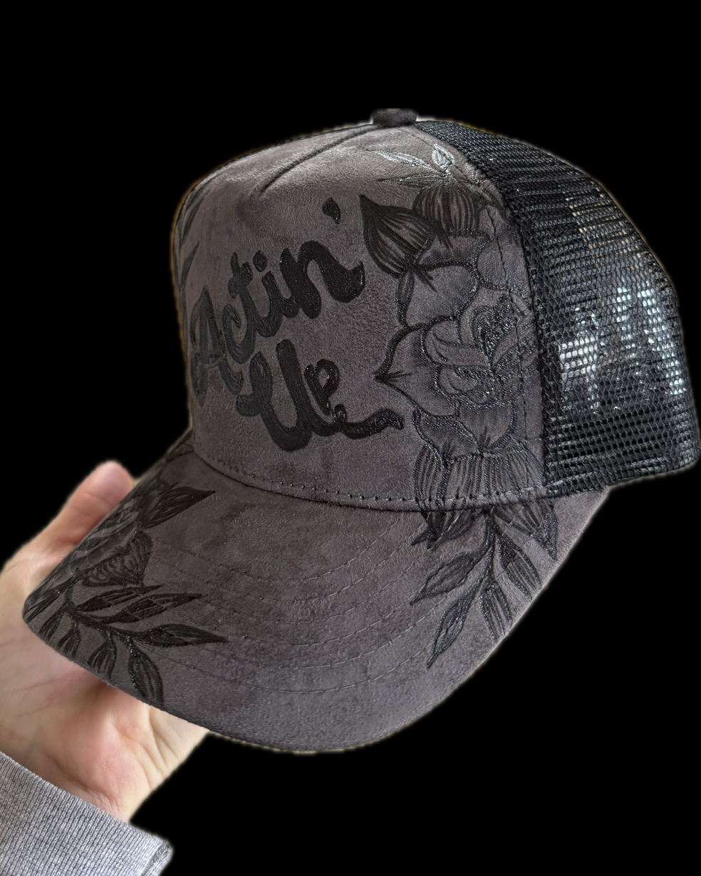 Burned Trucker Hat