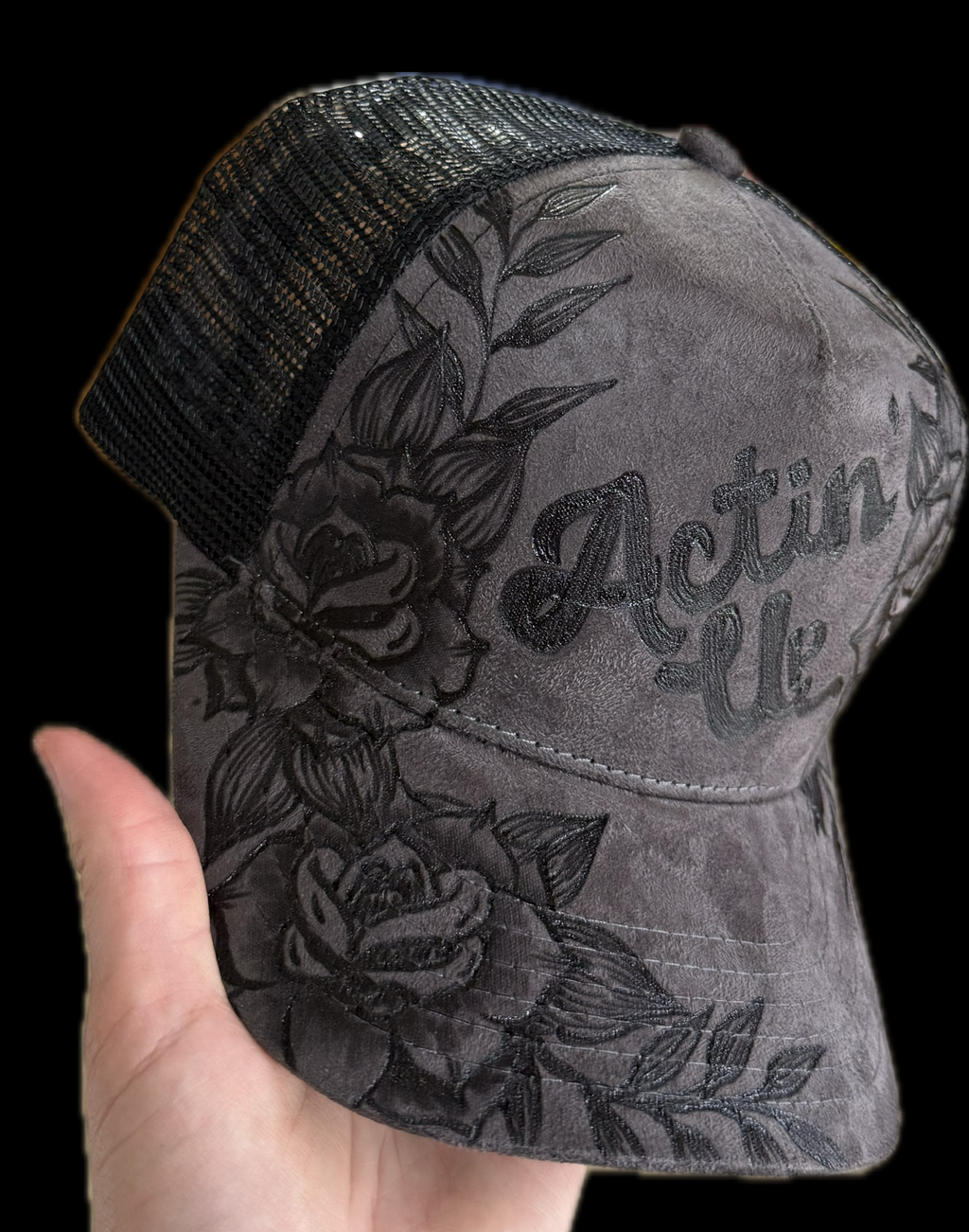 Burned Trucker Hat