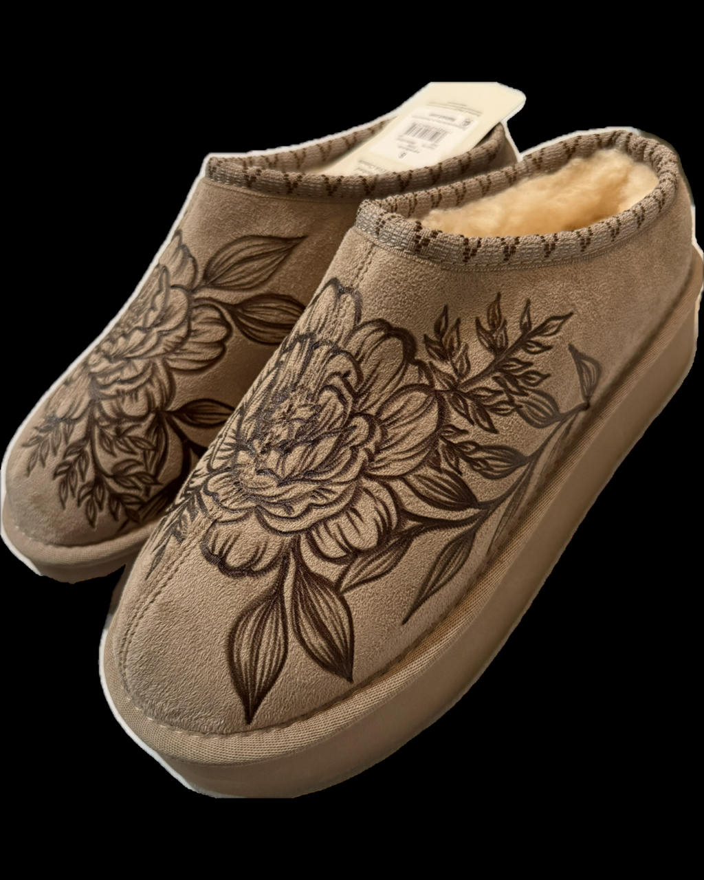Burned Platform Slip Ons - Women’s Size 8