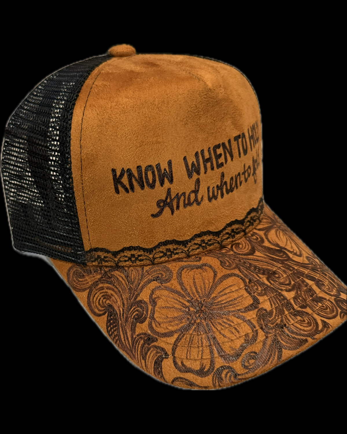 Burned Trucker Hat - Know When