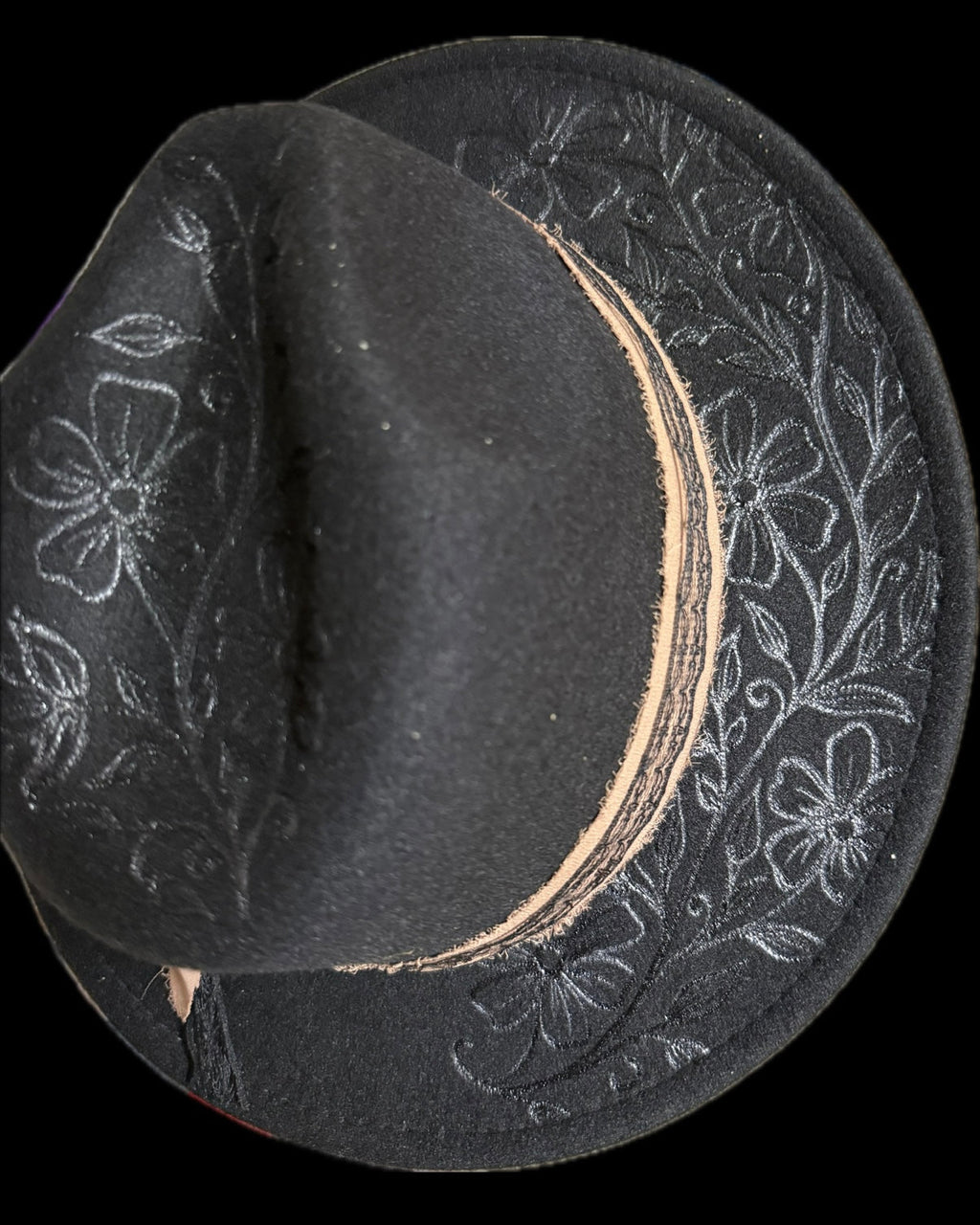 Burned Small Brim Hat