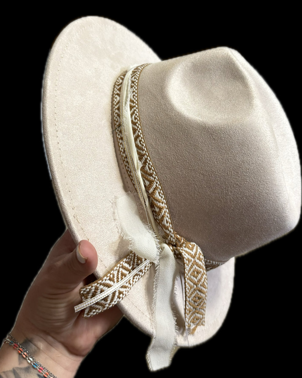 Burned Small Brim Hat