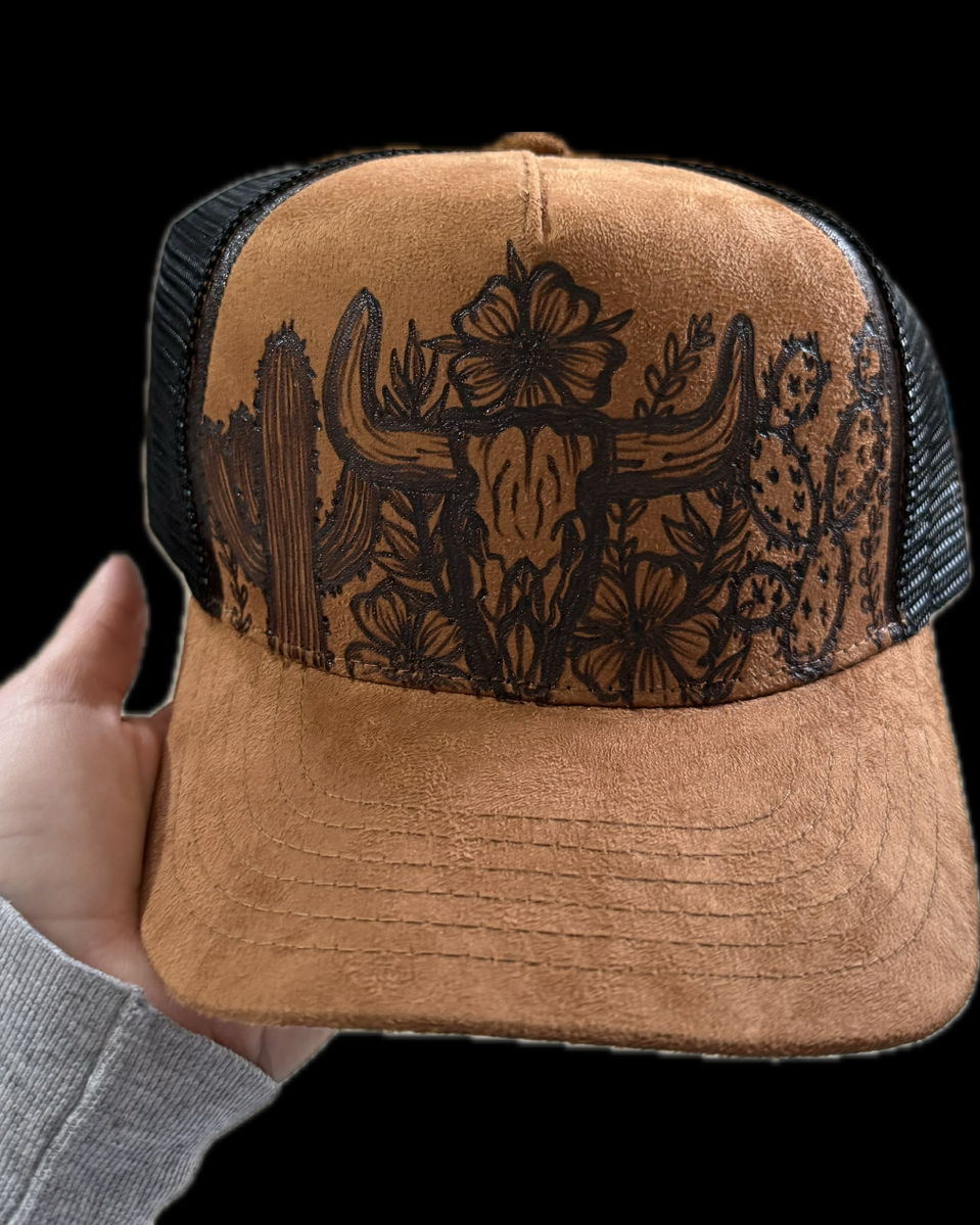 Burned Trucker Hat