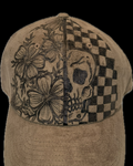 Burned Ballcap - Skull
