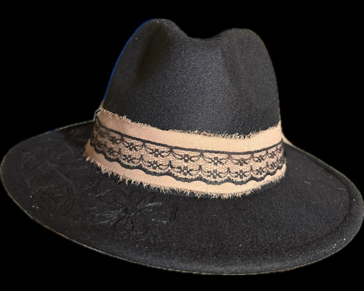 Burned Small Brim Hat