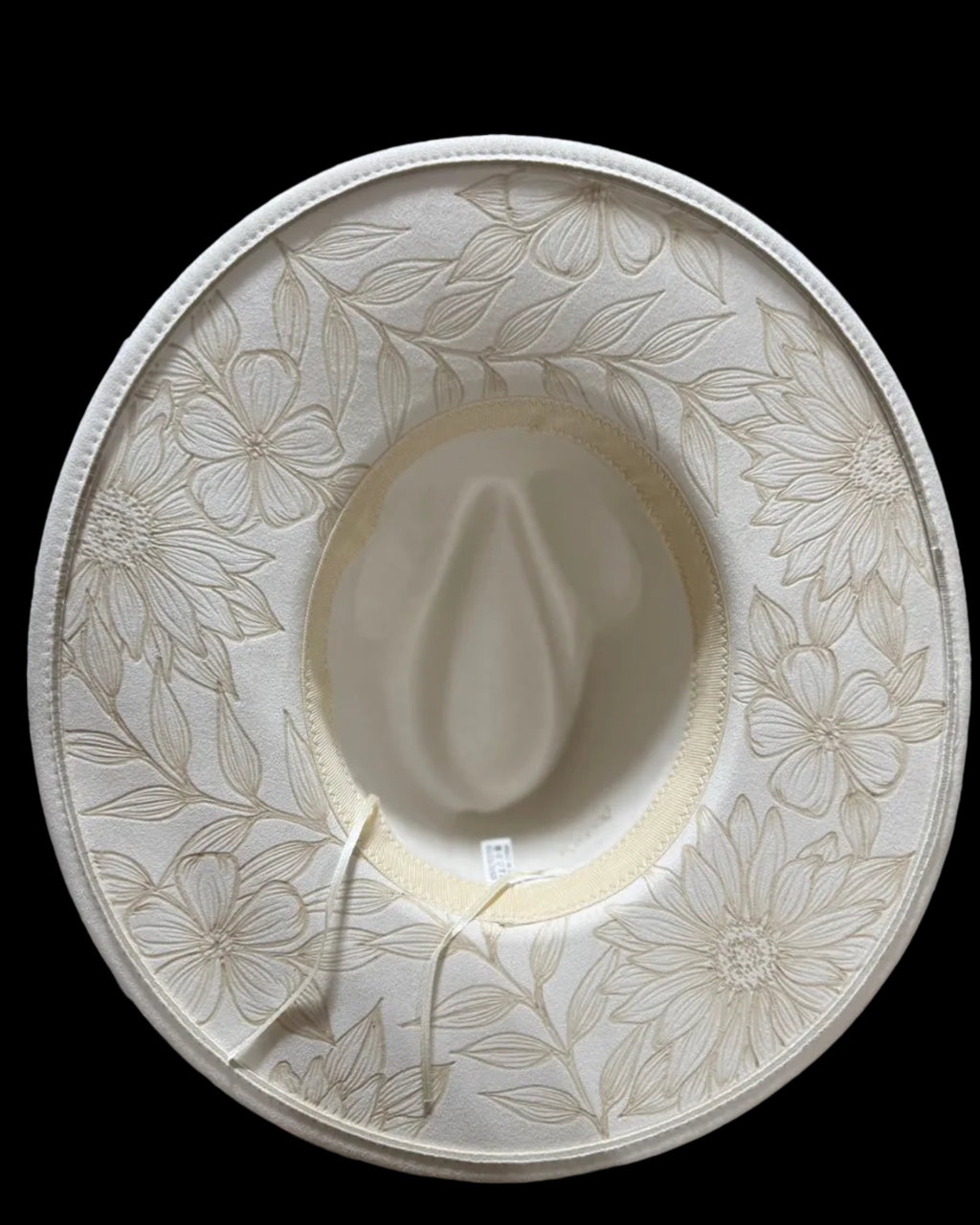 Burned Wide Brim Hat