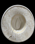 Burned Wide Brim Hat