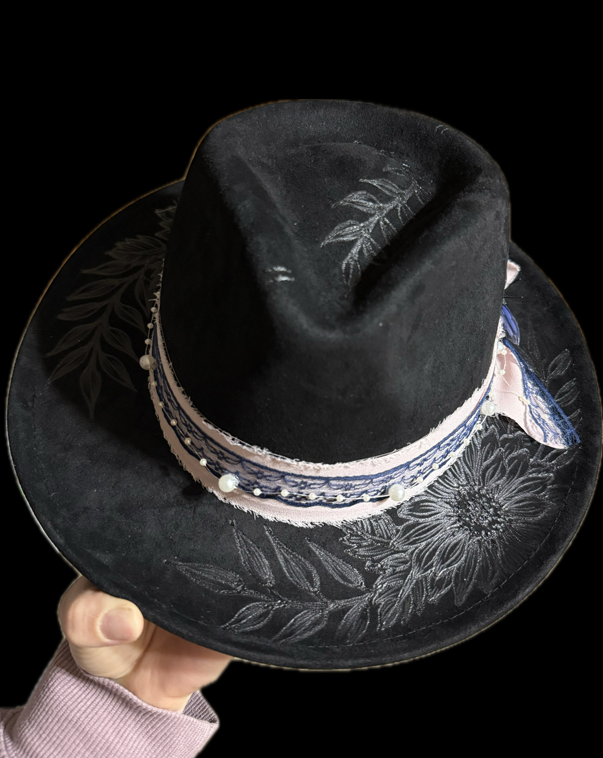 Burned Small Brim Hat