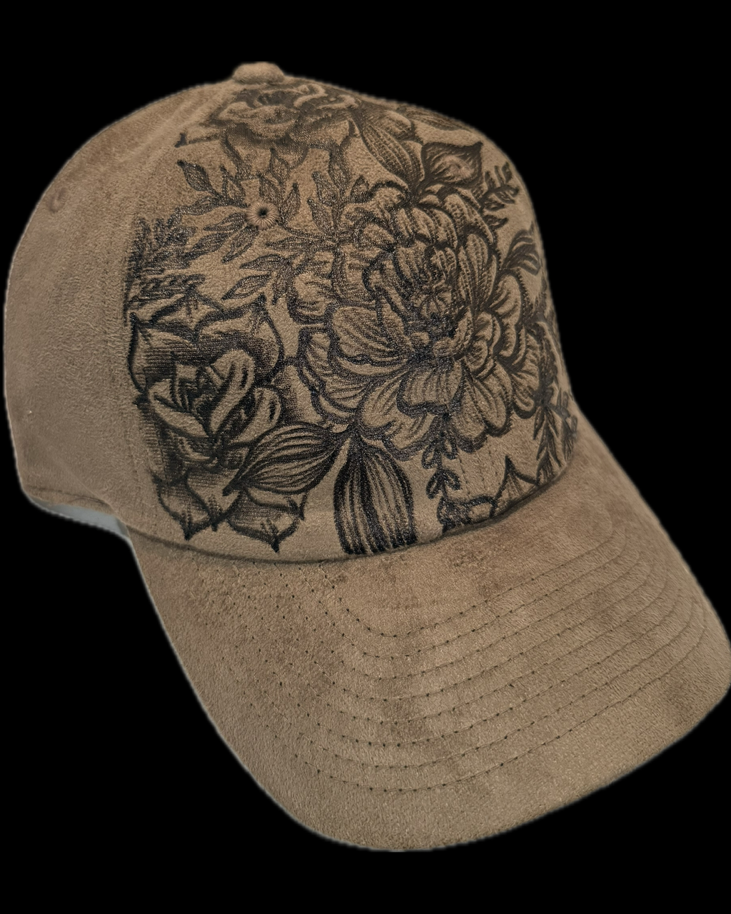 Burned Ballcap - Florals