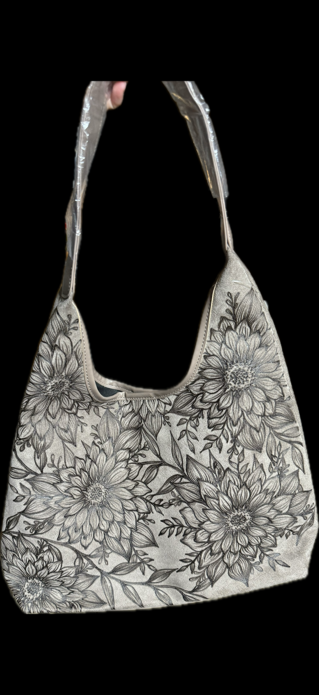 Burned Suede Bag
