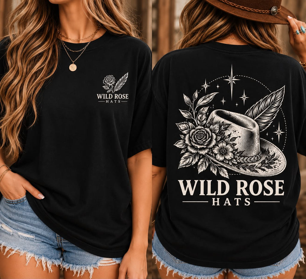 Tshirt - Roses & Hat